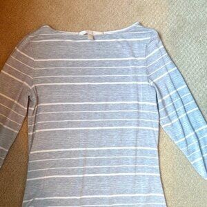 Gray Striped Women's Top size Medium collection